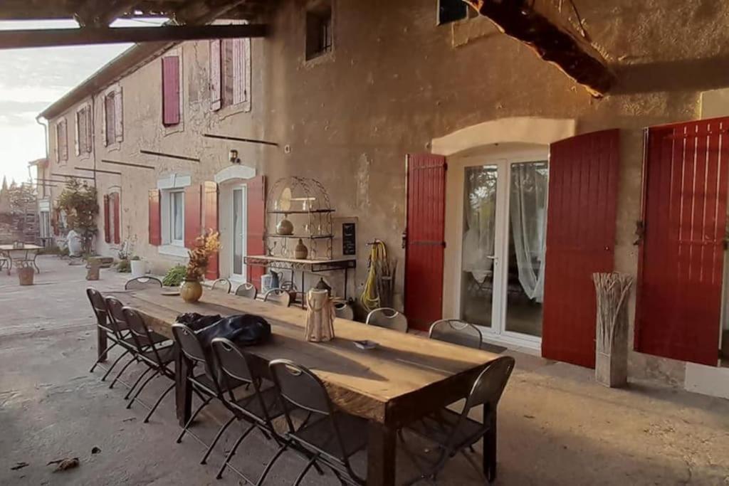Chambre D'Hotes Manon - Domaine Les Peupliers - Lagnes Exterior foto